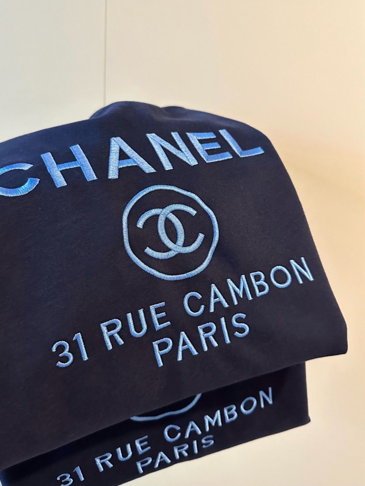 シャネル トレーナー 刺繍 可愛い ゆったり A31846