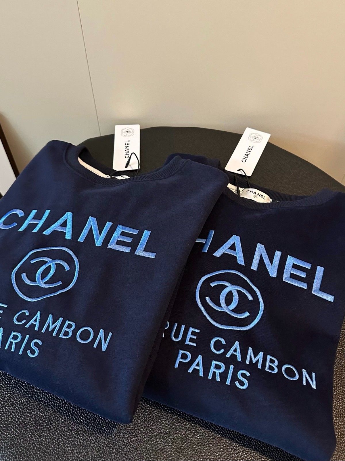 シャネル トレーナー 刺繍 可愛い ゆったり A31846