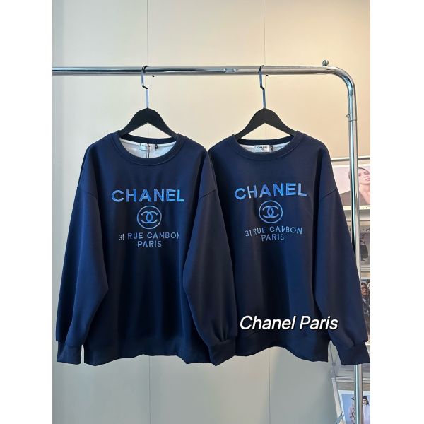 シャネル トレーナー 刺繍 可愛い ゆったり A31846