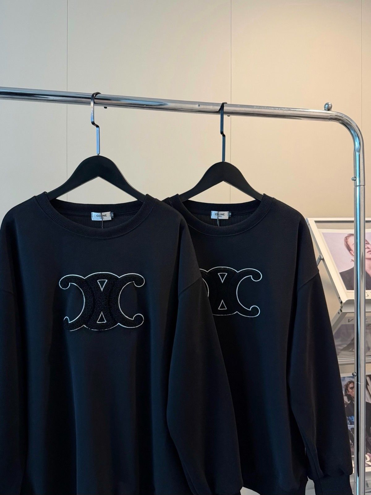 セリーヌ トレーナー 刺繍 可愛い A31848