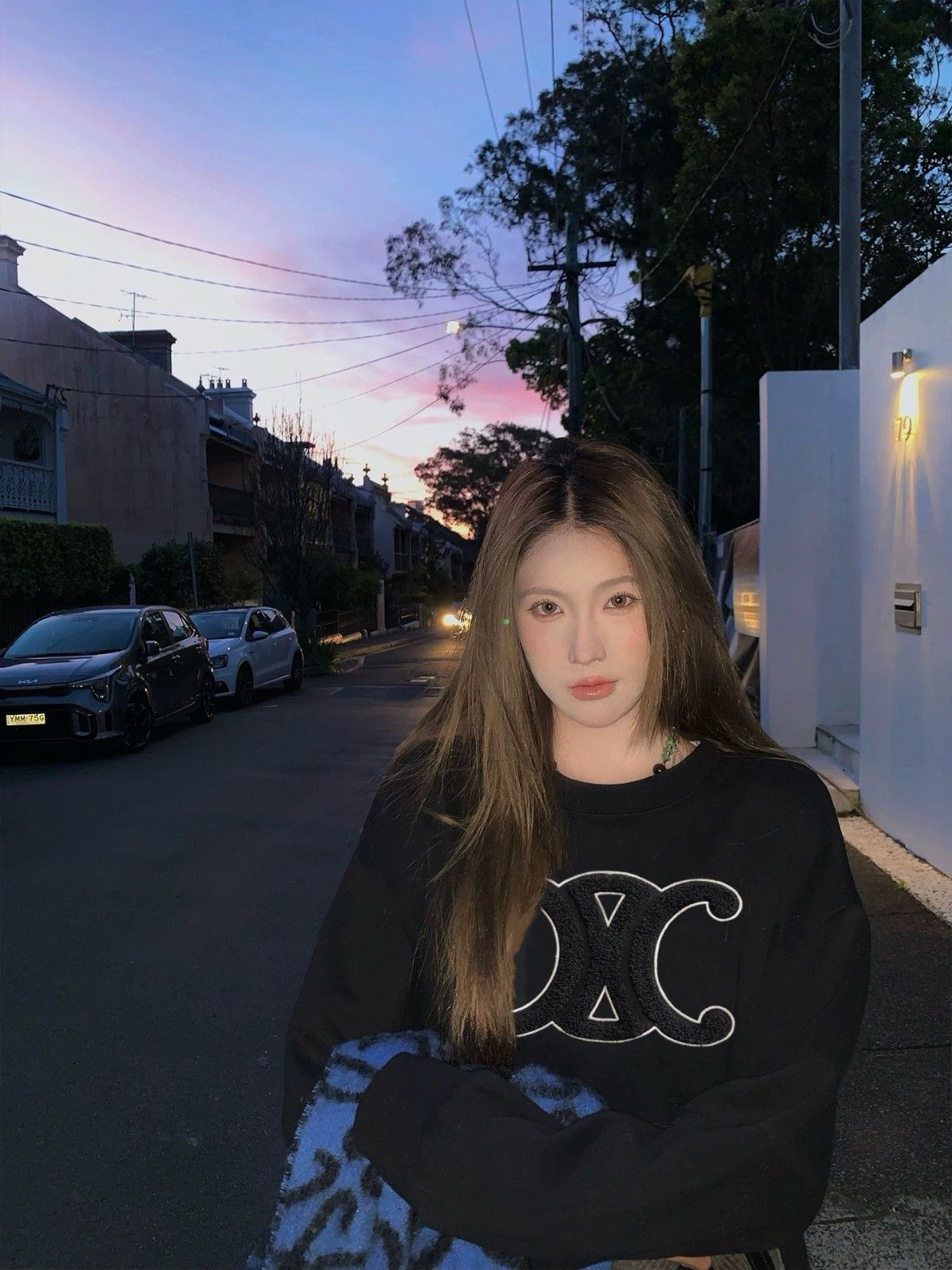 セリーヌ トレーナー 刺繍 可愛い A31848