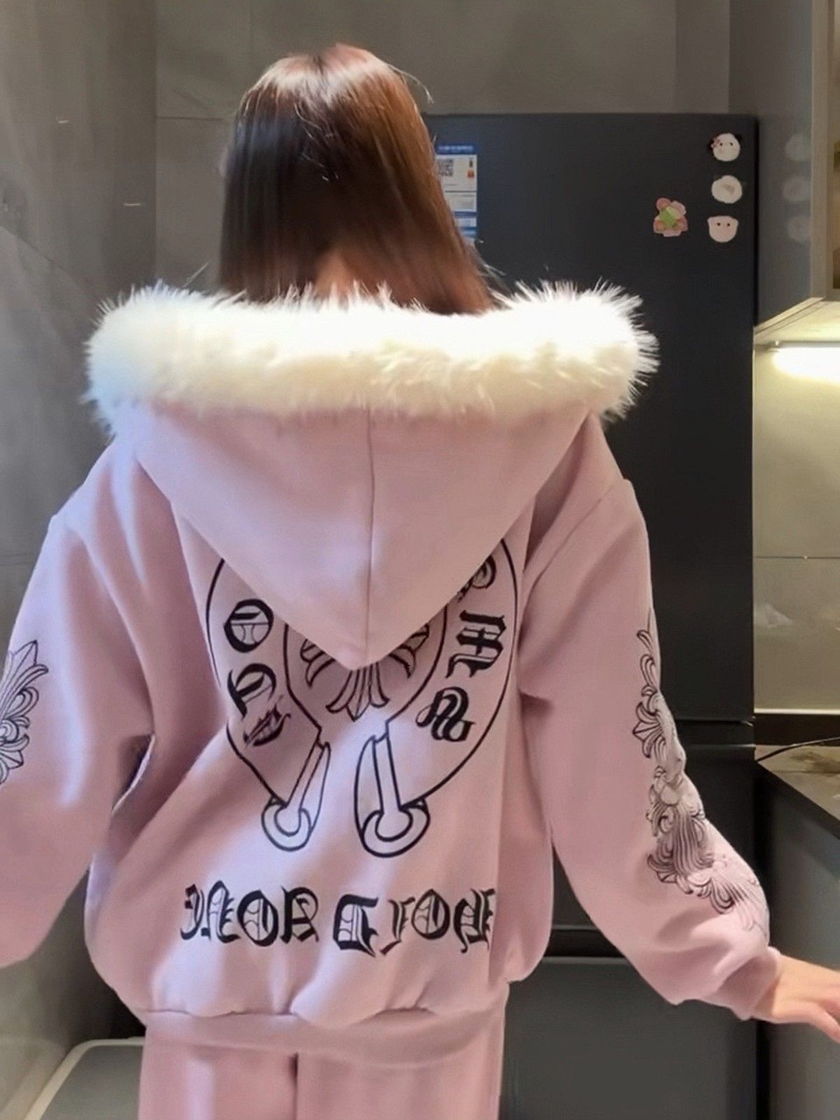 クロムハーツ ジャケット パーカー 裏起毛 可愛い A31843