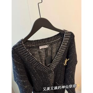 サンローラン カーディガン セーター ゆったり A31845