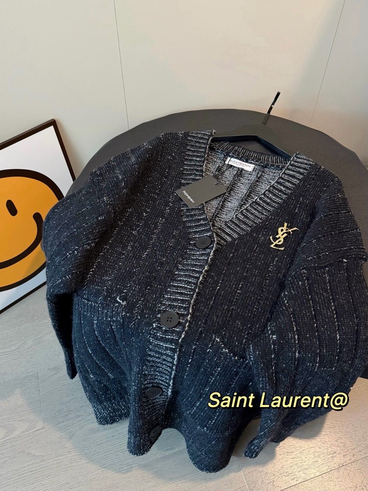 サンローラン カーディガン セーター ゆったり A31845