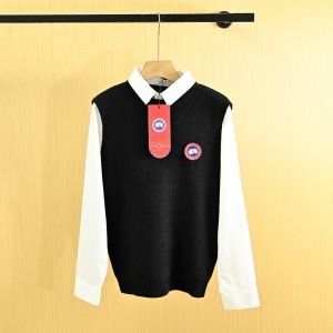 カナダグース メンズ シャツカラー セーター ビジネス風 A31841