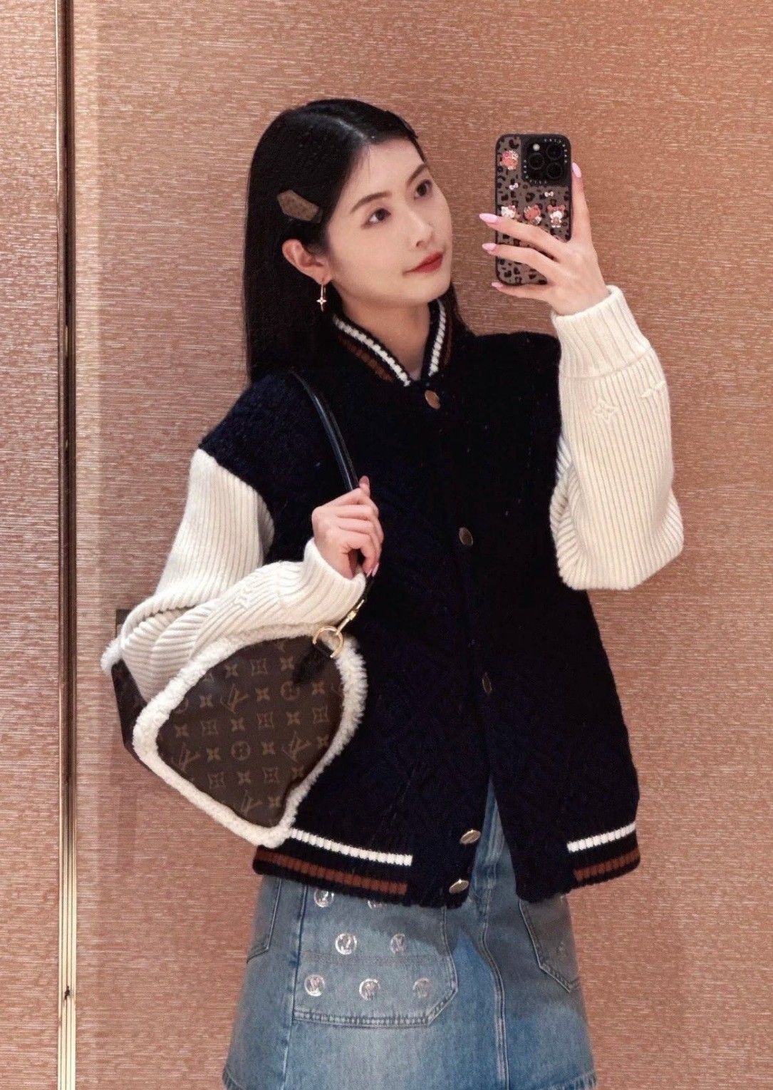 ルイヴィトン ニットカーディガン レディース A31857