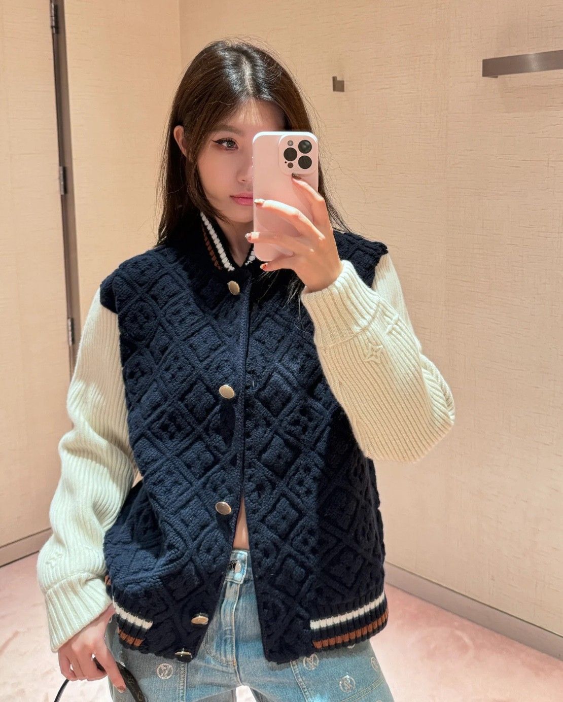 ルイヴィトン ニットカーディガン レディース A31857