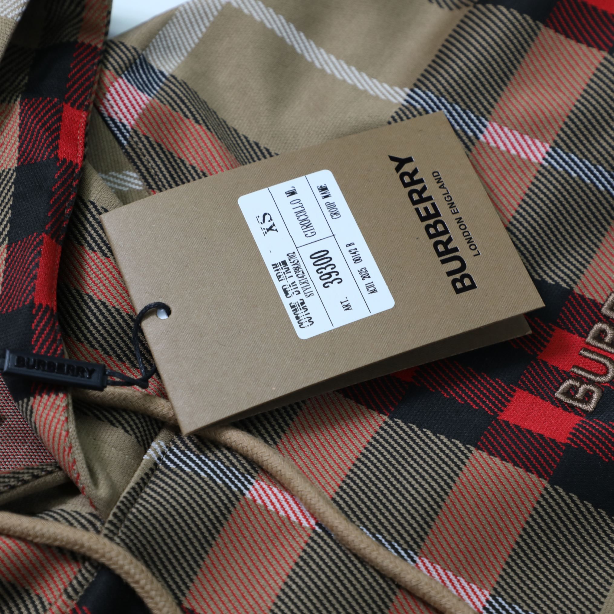 バーバリー パーカー フード付き 刺繍 A31864