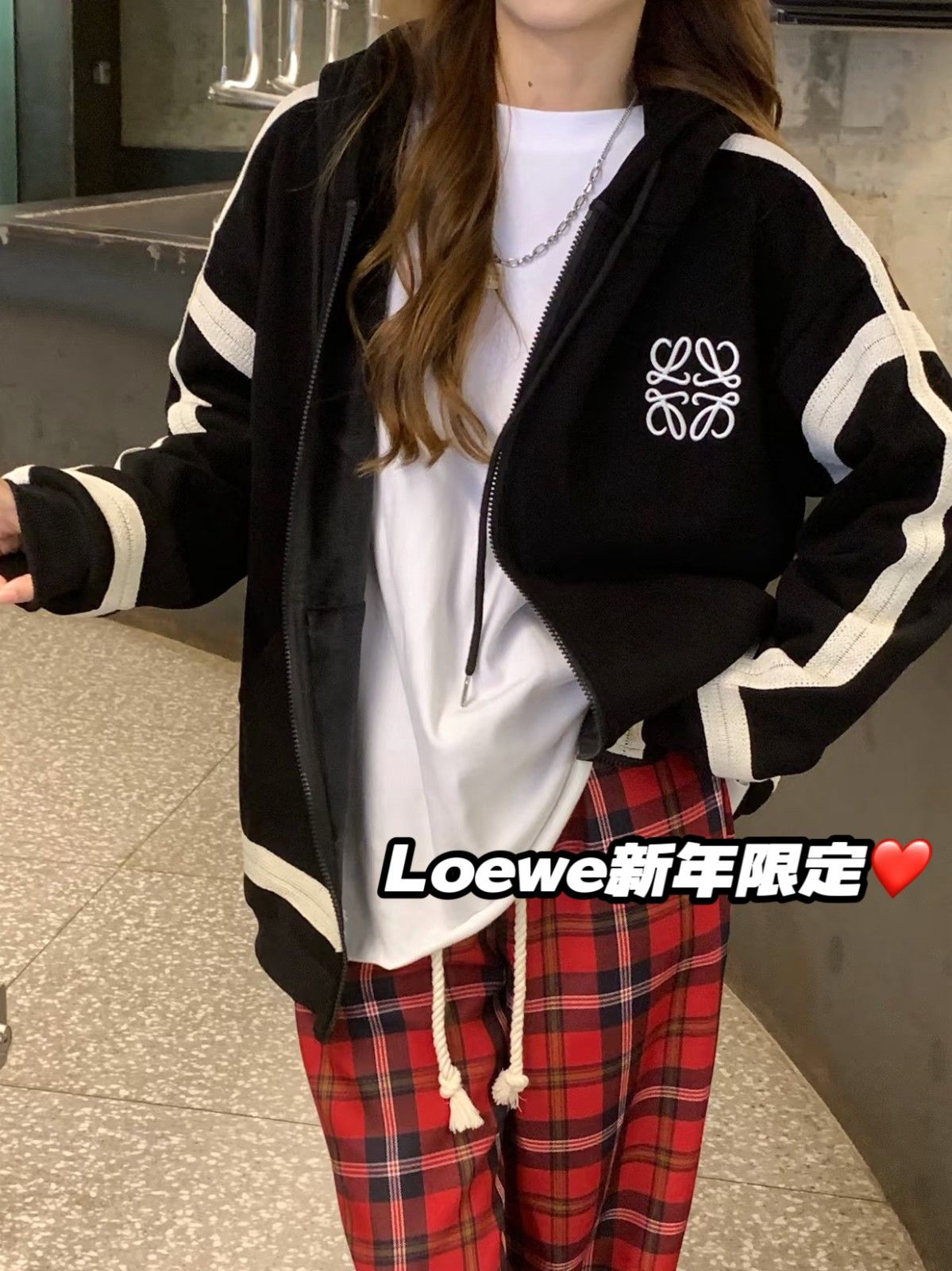 ロエベ ジャケット 裏起毛 厚手 ゆったり A31862