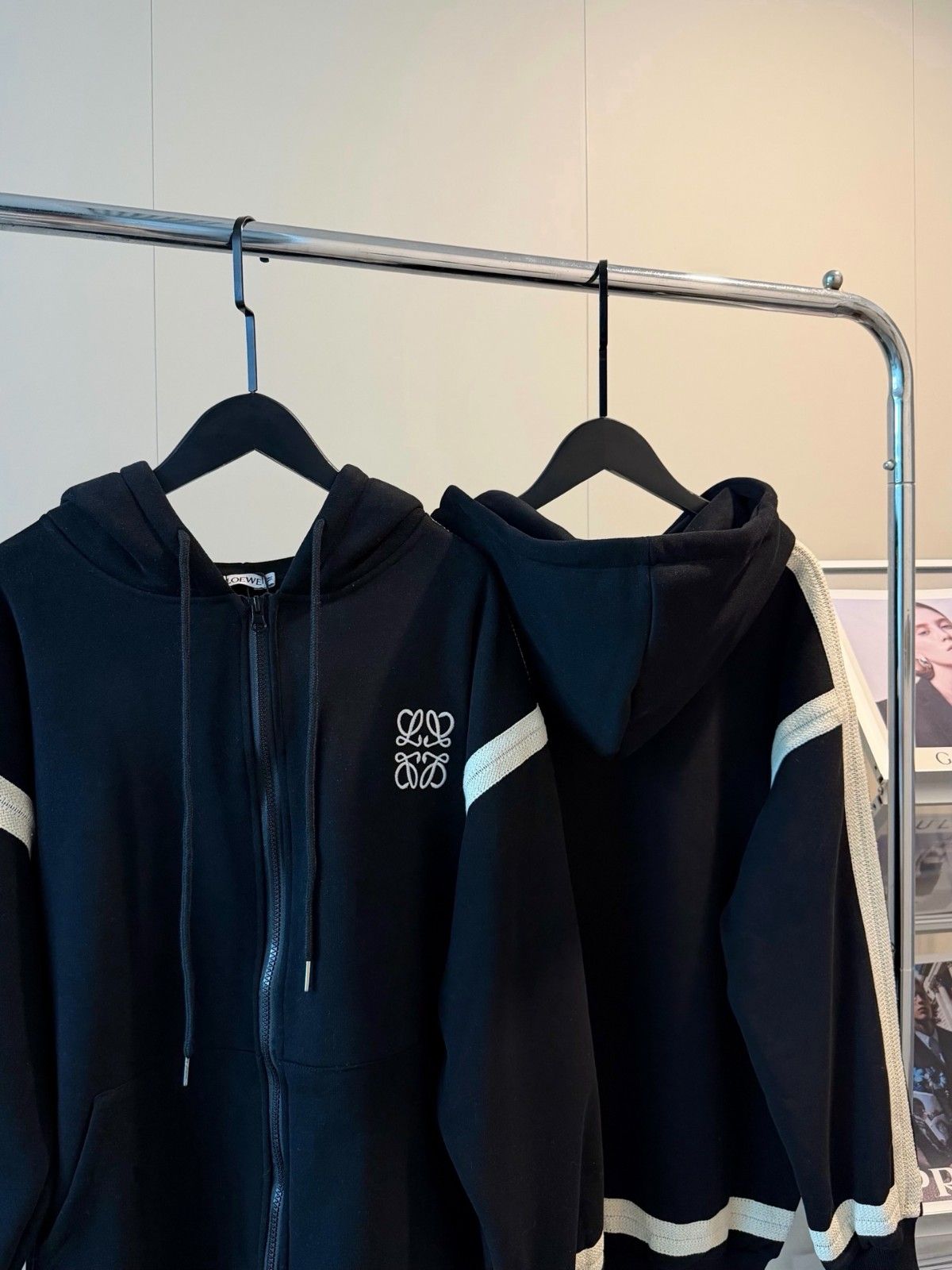 ロエベ ジャケット 裏起毛 厚手 ゆったり A31862