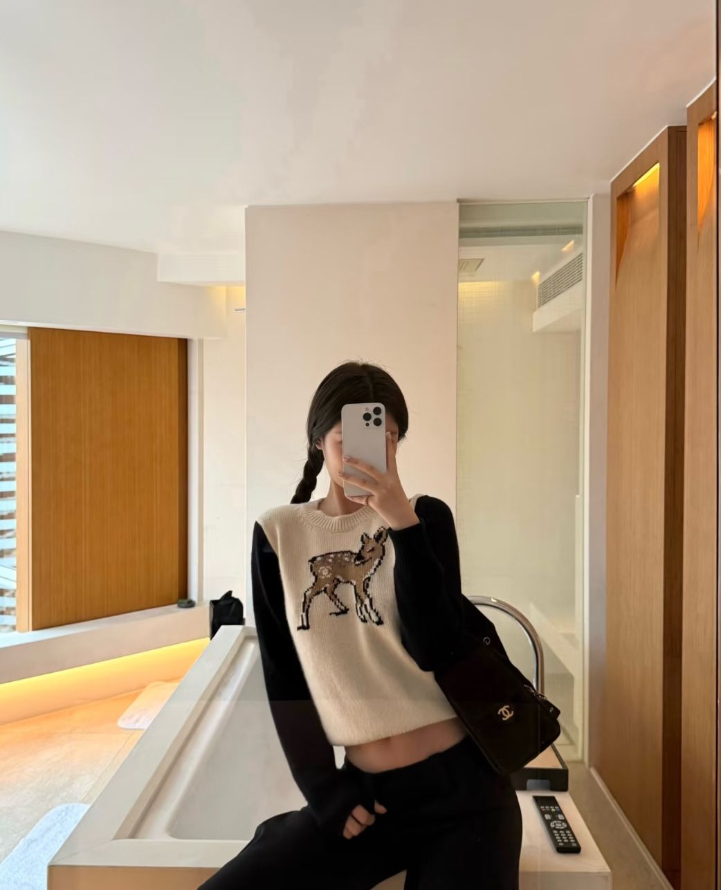 シャネル セーター ニット レディース向け 可愛い A31860