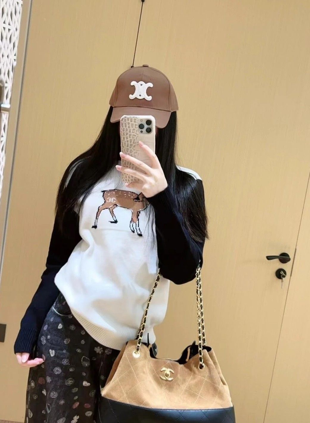 シャネル セーター ニット レディース向け 可愛い A31860