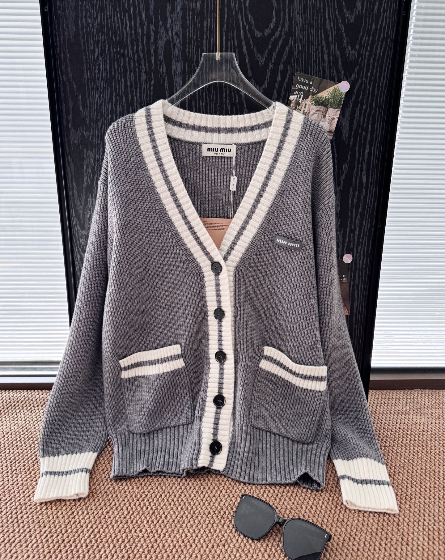 ミュウミュウ ニットカーディガン レディース A31859