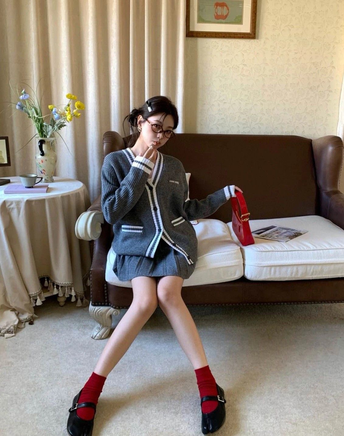 ミュウミュウ ニットカーディガン レディース A31859