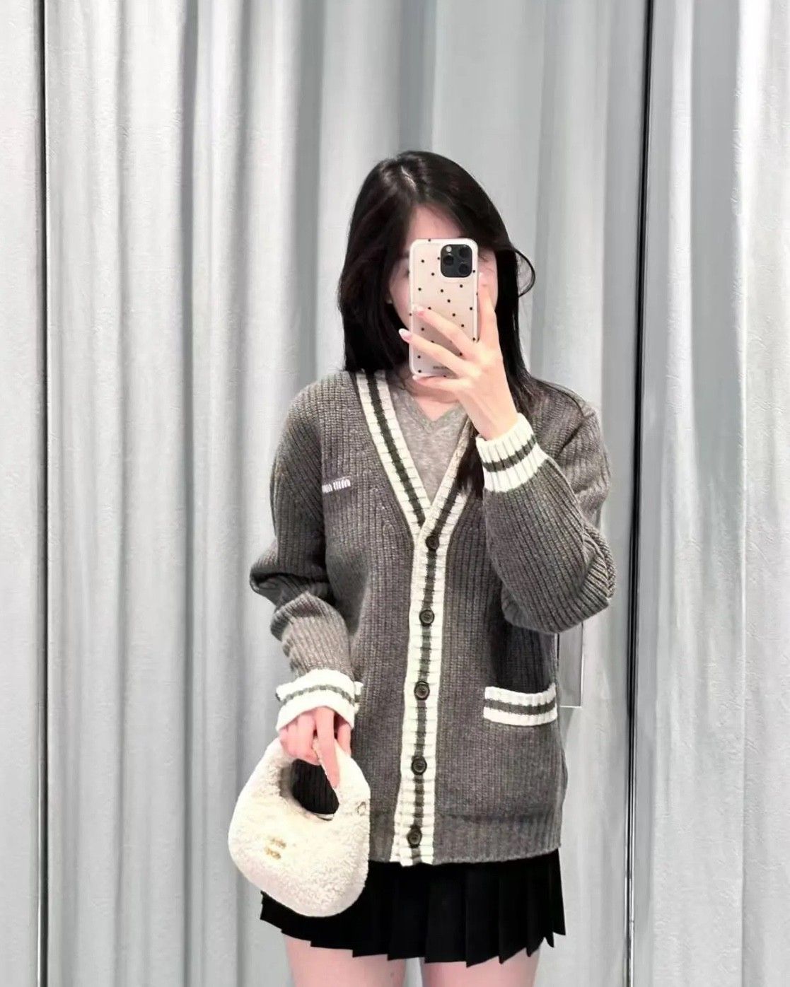 ミュウミュウ ニットカーディガン レディース A31859