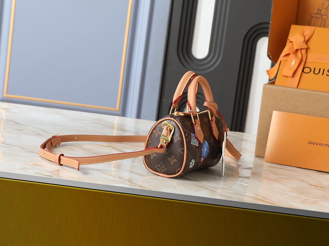 ルイヴィトン Nano Speedy ショルダーバッグ 高級感  A31869