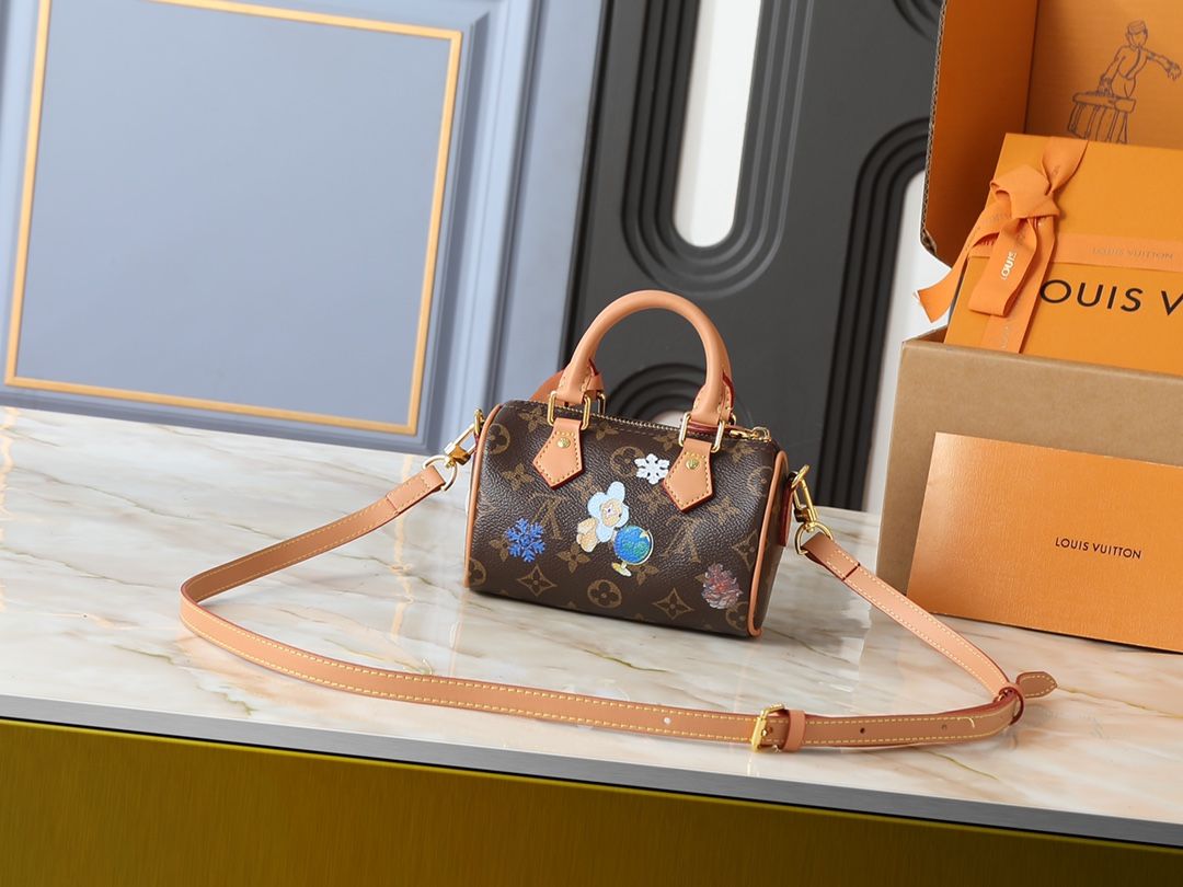 ルイヴィトン Nano Speedy ショルダーバッグ 高級感  A31869