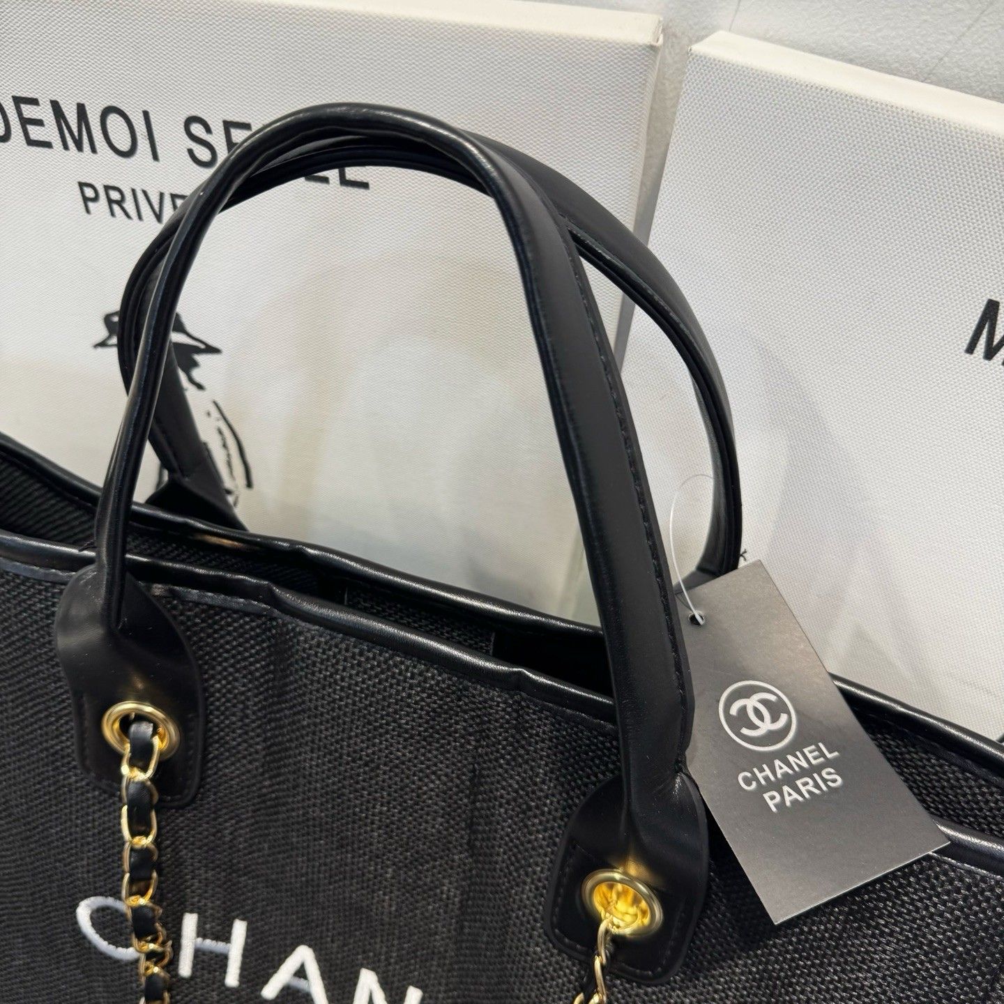 シャネル トートバッグ 大容量 大きめ 肩掛けカバン 手提げバッグ A31880