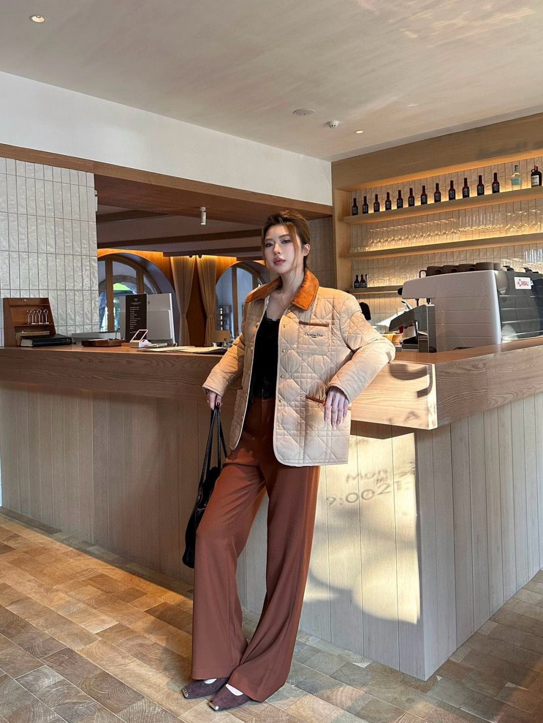 ディオール 綿入りジャケット レディース向け カジュアル A31885