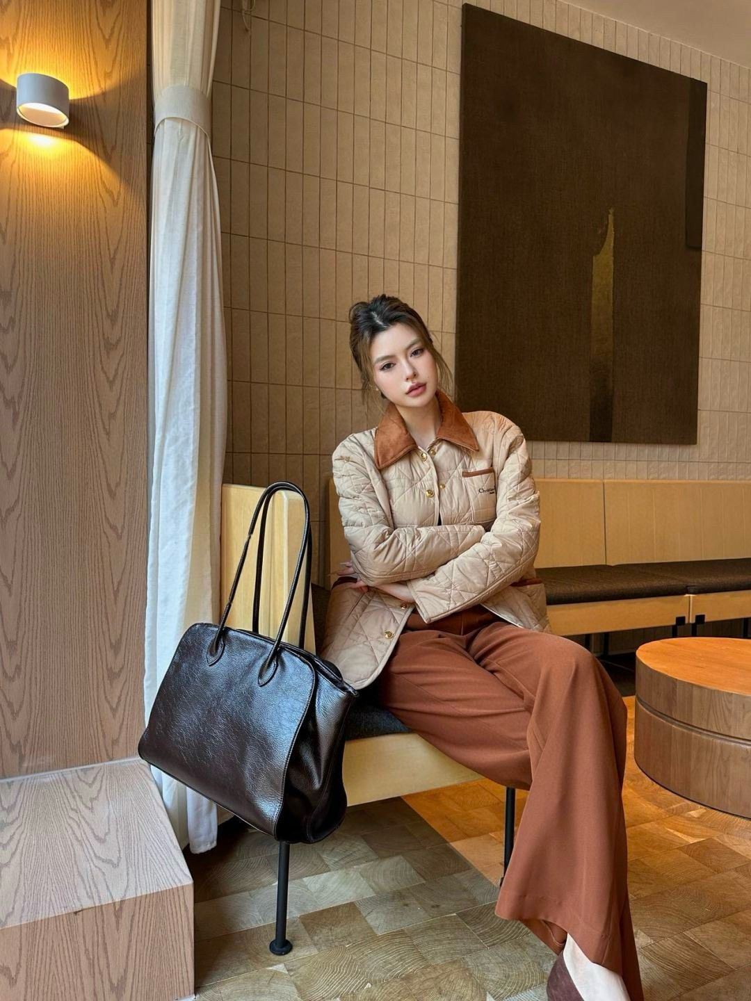 ディオール 綿入りジャケット レディース向け カジュアル A31885