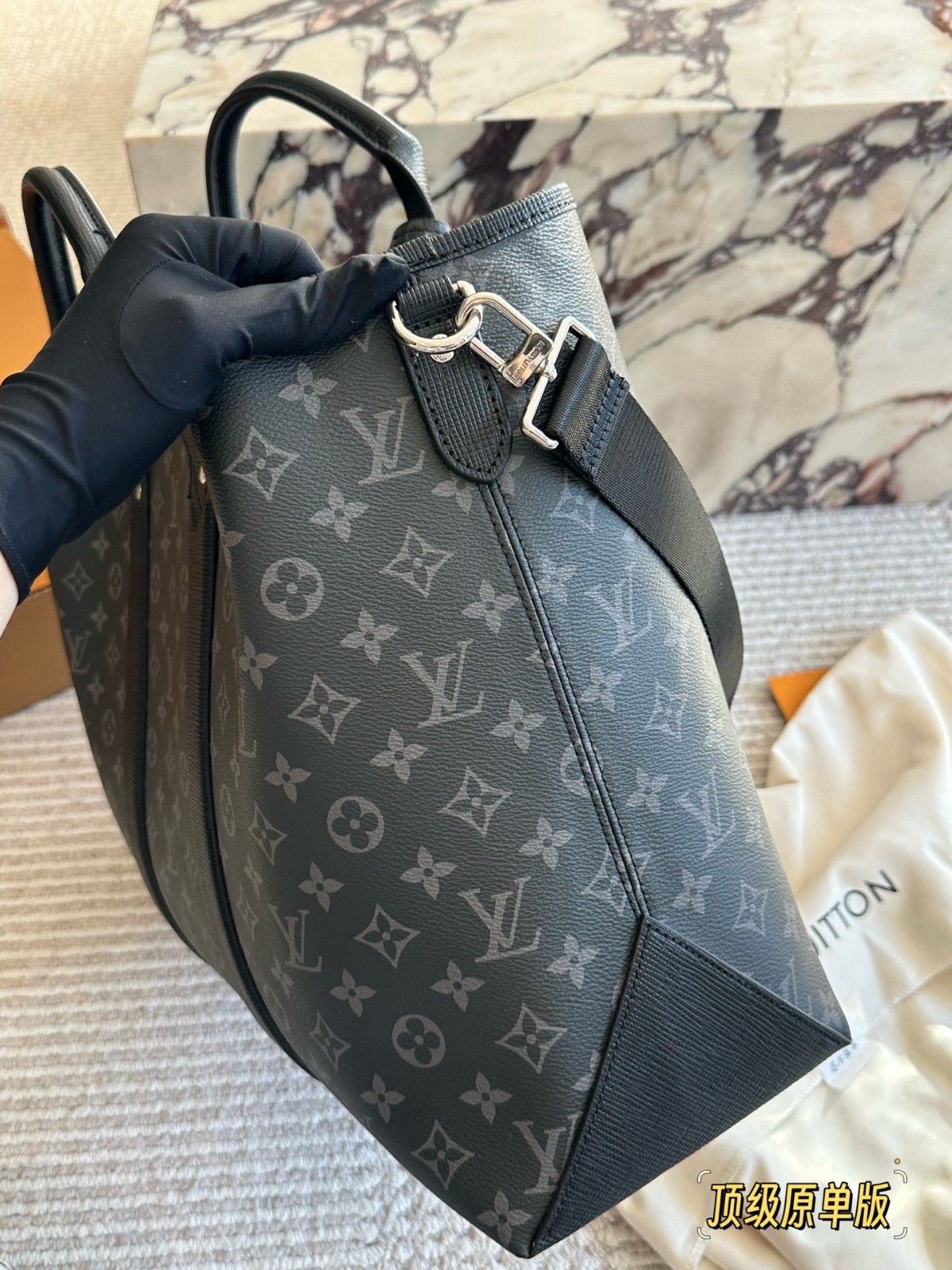 ルイヴィトン トートバッグ Sac Plat 24H 大容量 高級 A31896