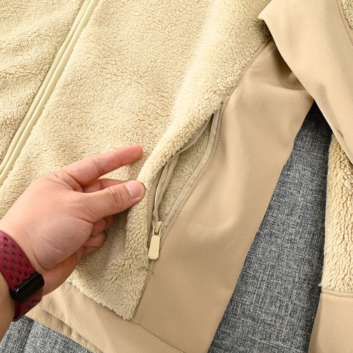 プラダ ボアジャケット メンズ 暖かい A31889