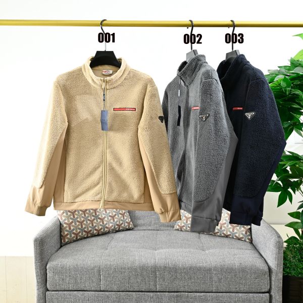 プラダ ボアジャケット メンズ 暖かい A31889