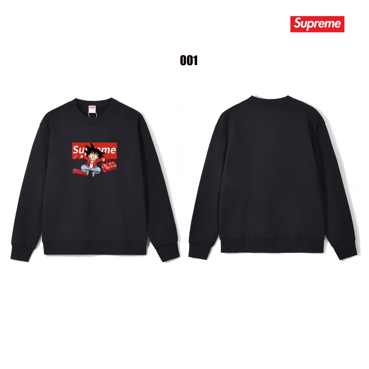 Supreme ニュー ドラゴンボール コラボインス クルーネックスウェットシャツ A31916