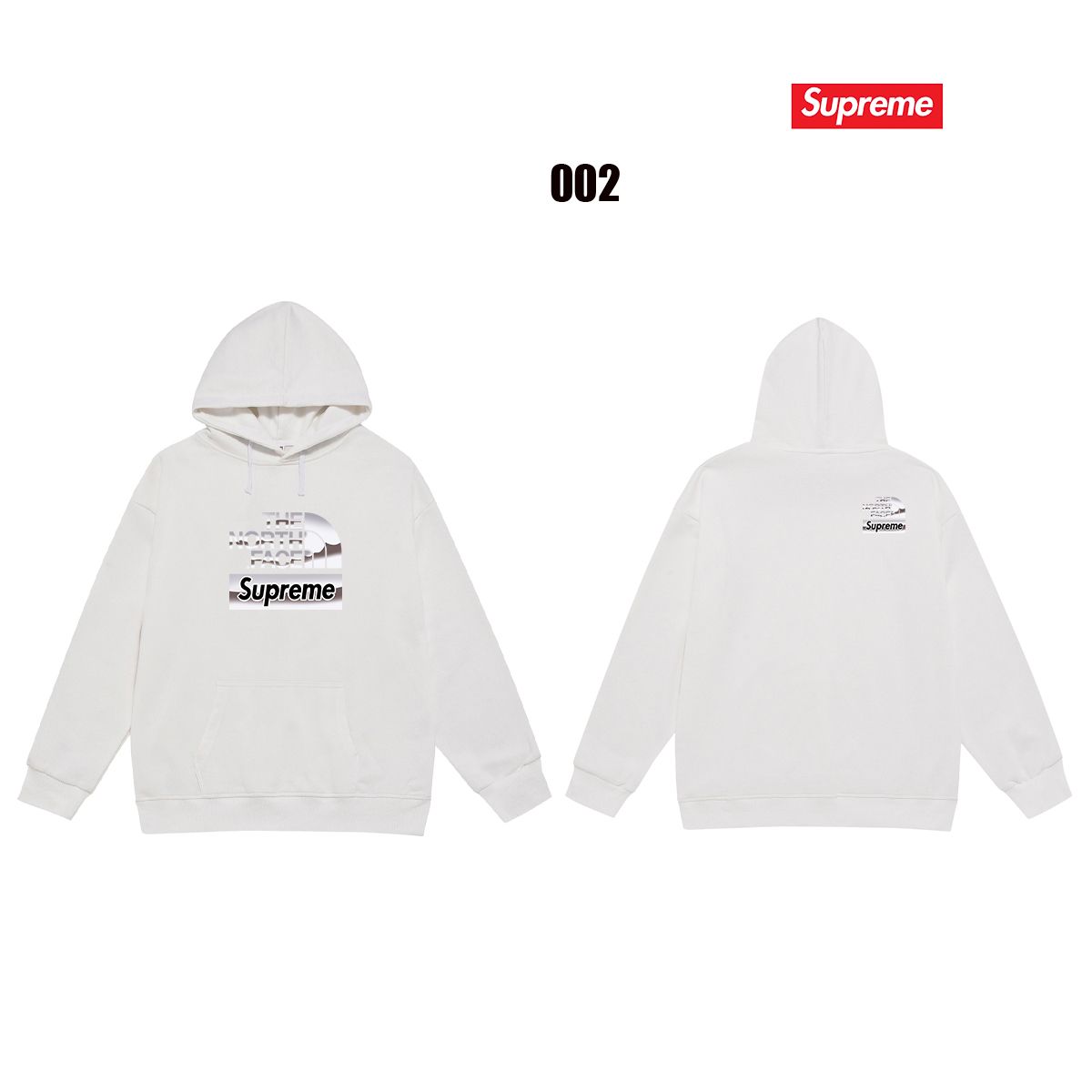 Supreme x THE NORTH FACE パーカー 男女向け ゆったり A31915