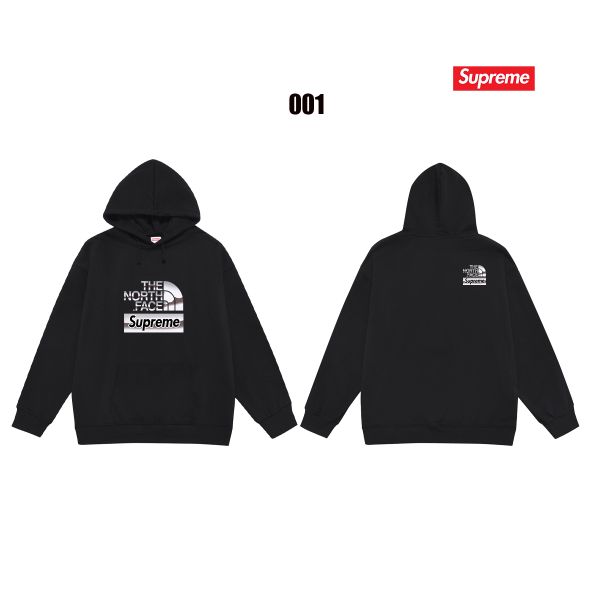 Supreme x THE NORTH FACE パーカー 男女向け ゆったり A31915