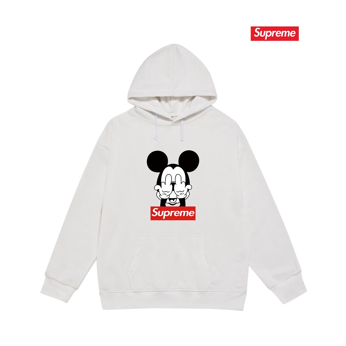 Supreme x FW24 ミッキー パーカー 男女向け ゆったり A31914