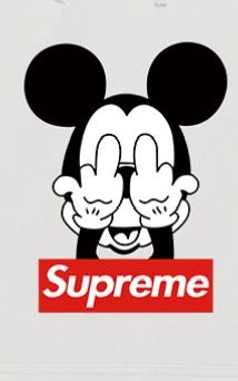 Supreme x FW24 ミッキー パーカー 男女向け ゆったり A31914