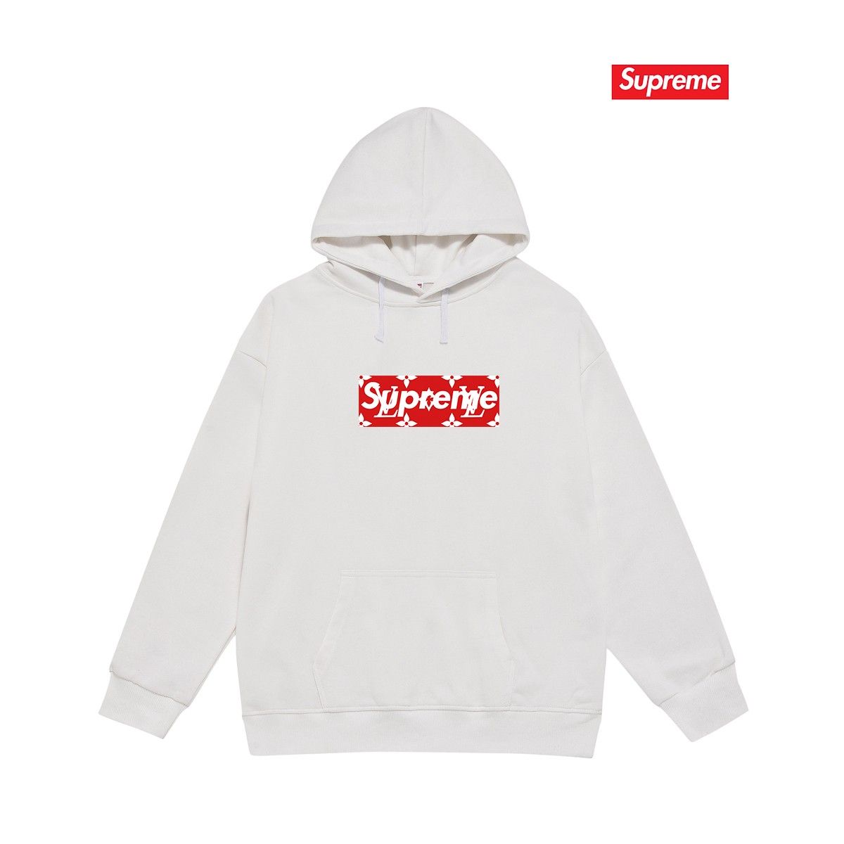 Supreme x LV パーカー 男女向け ゆったり A31913