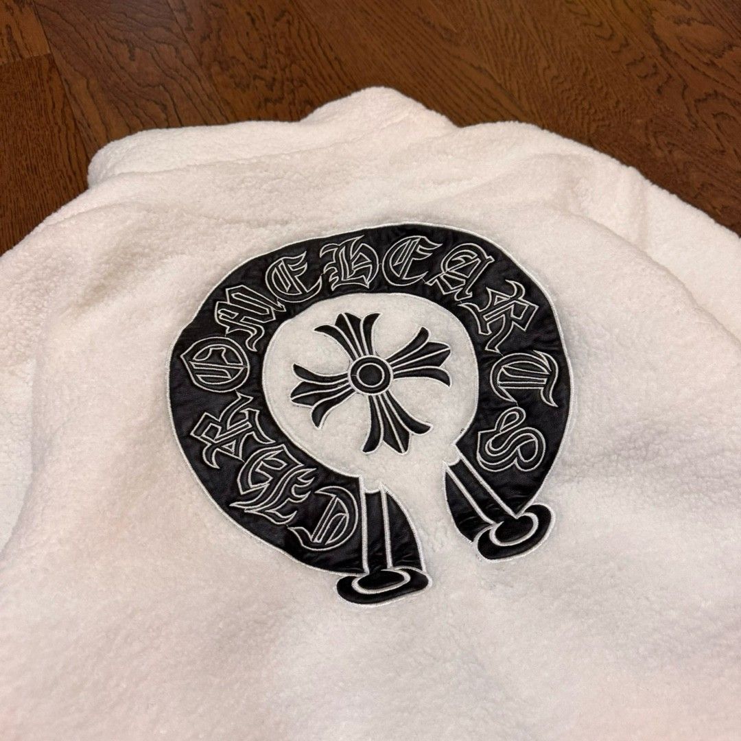 クロムハーツ ボアジャケット 男女兼用 ゆったり A31899