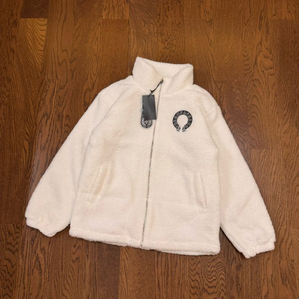 クロムハーツ ボアジャケット 男女兼用 ゆったり A31899