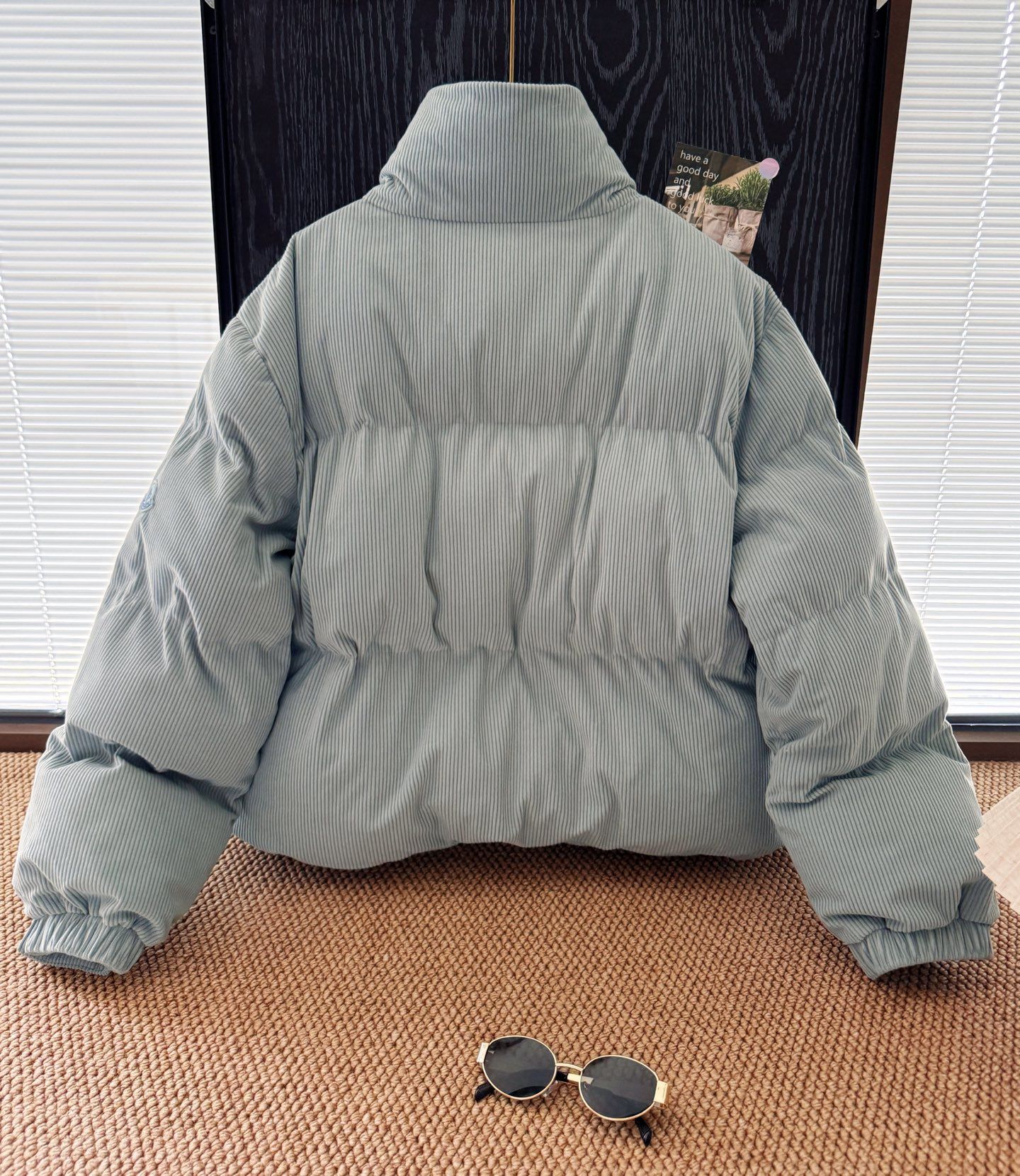 モンクレール コール天の綿入りジャケット レディース A31922