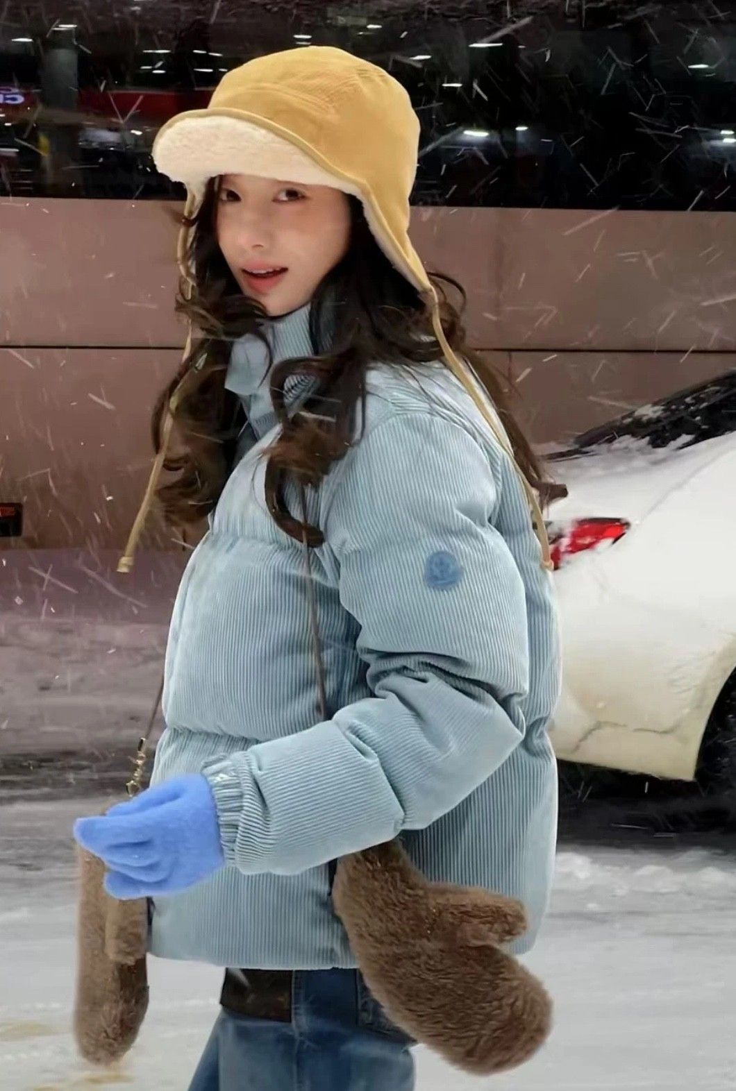 モンクレール コール天の綿入りジャケット レディース A31922