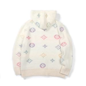 ルイヴィトン ジップ付きフード付きニットアウター A31930