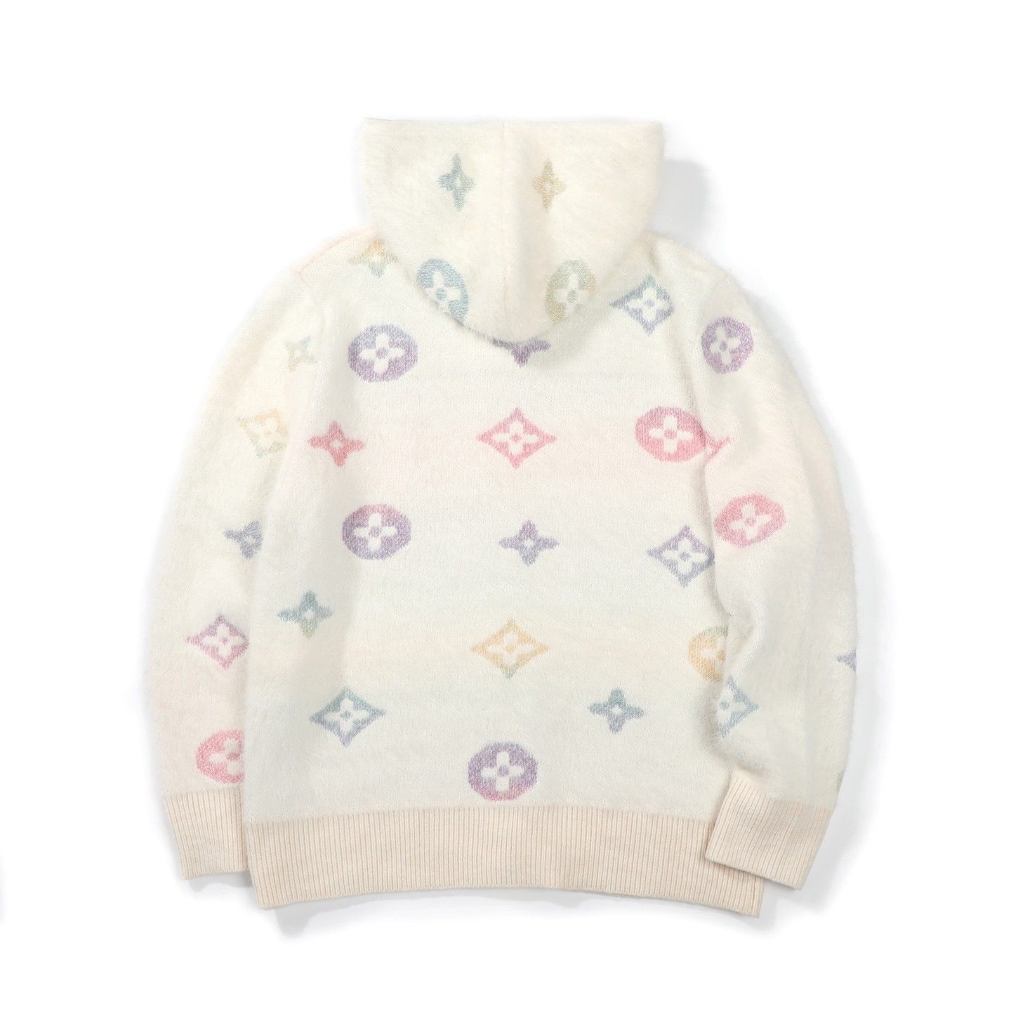 ルイヴィトン ジップ付きフード付きニットアウター A31930