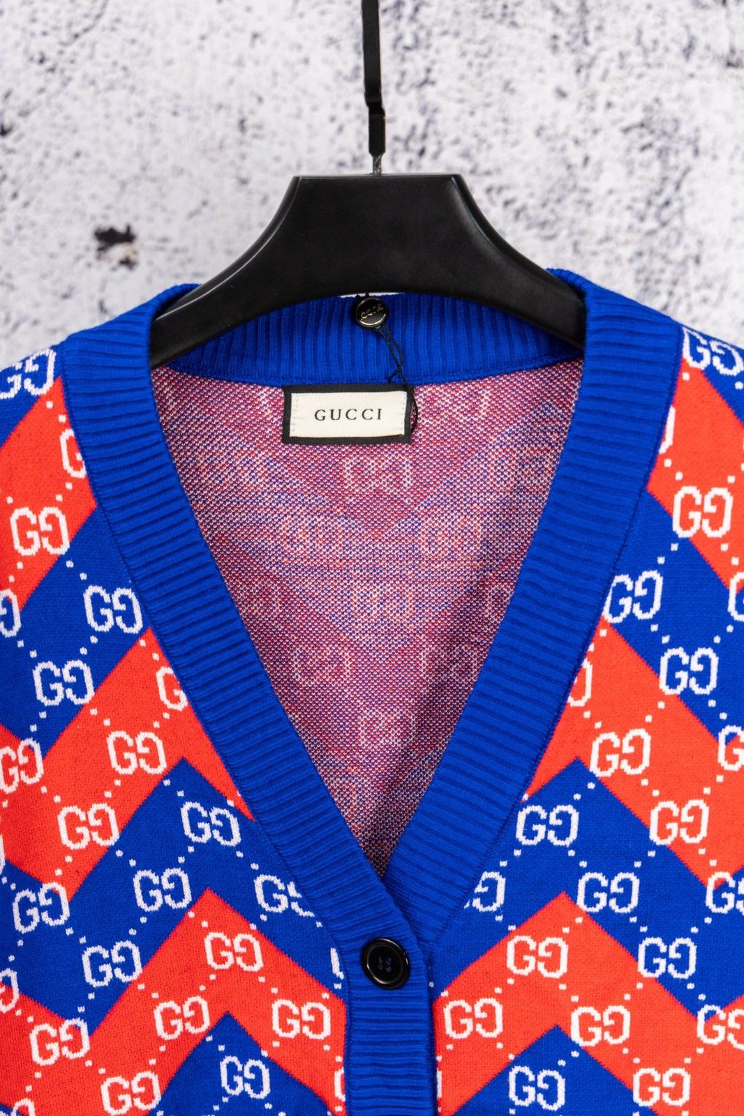 グッチ ニットのVネックカーディガン カジュアル A31929