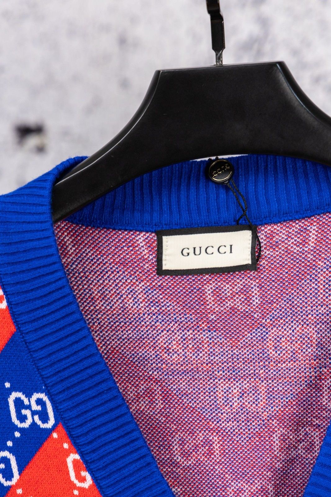 グッチ ニットのVネックカーディガン カジュアル A31929