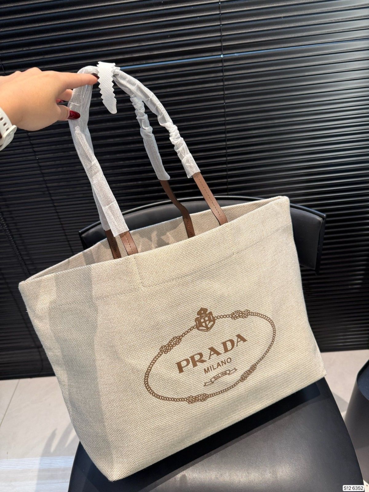 プラダ デニム トートバッグ シンプル A31935