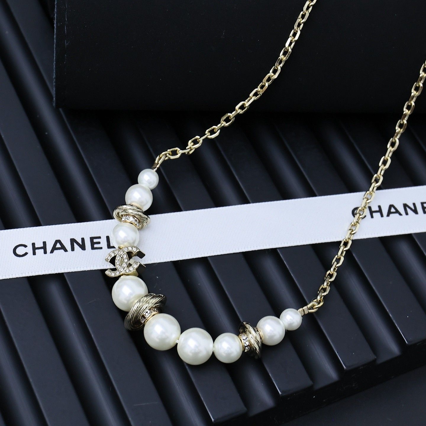シャネル パール ネックレス オシャレ A31949