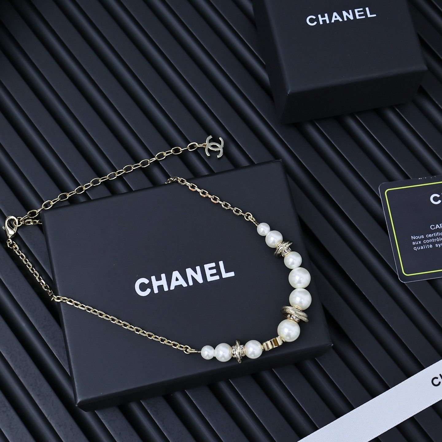 シャネル パール ネックレス オシャレ A31949