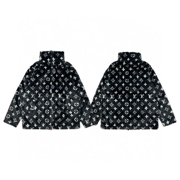 ルイヴィトン ジャケット もこもこ ゆったり 男女向け A31942