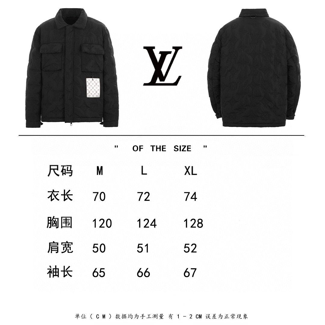 ルイヴィトン 中綿入れジャケット 刺繍ロゴ クラシック A31940