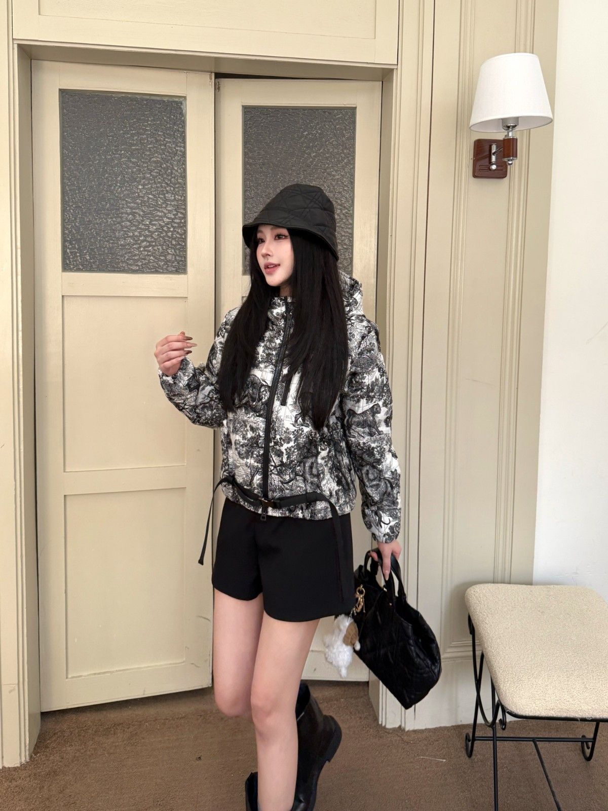 ディオール 中綿入れ ジャケット レディース向け カジュアル A31943