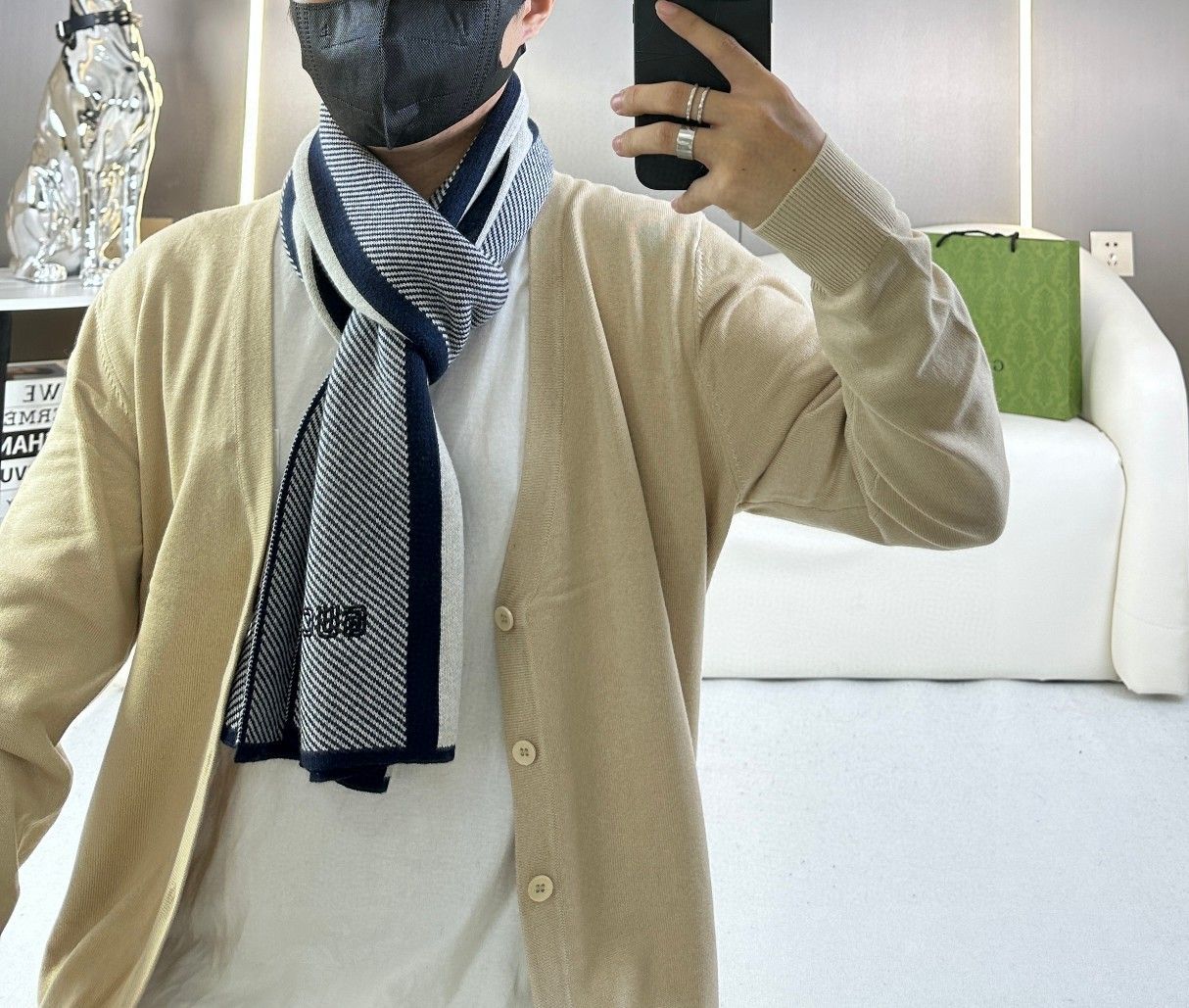 グッチ マフラー メンズ 高品質 A31963