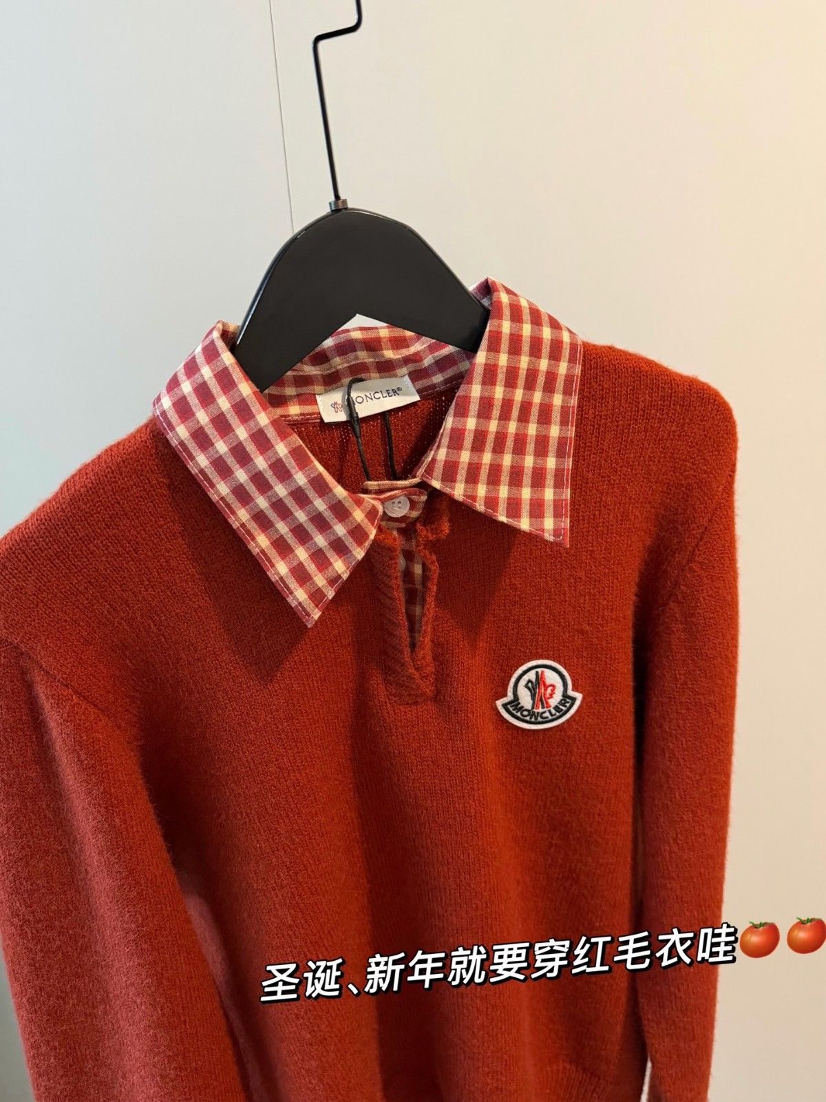 モンクレール セーター 赤 レディース向け A31962