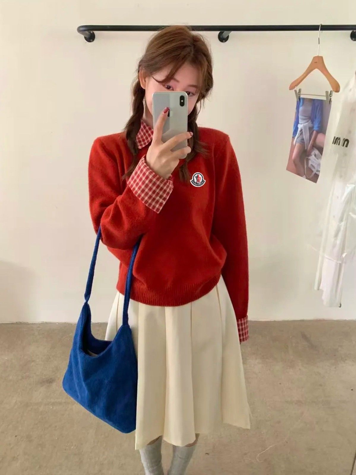 モンクレール セーター 赤 レディース向け A31962